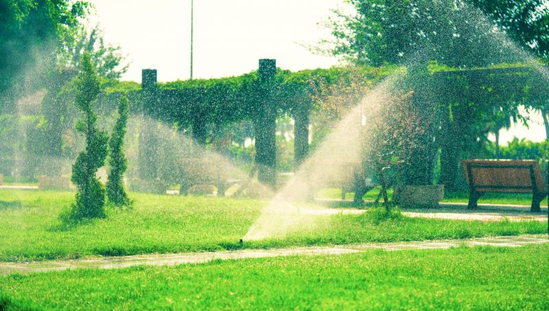 Sprinkler system with winter cover